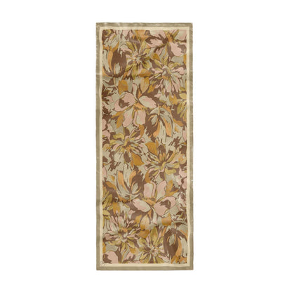 Fall Flowers Wrap, Soft and Silky Pashmina, Fine Wrap