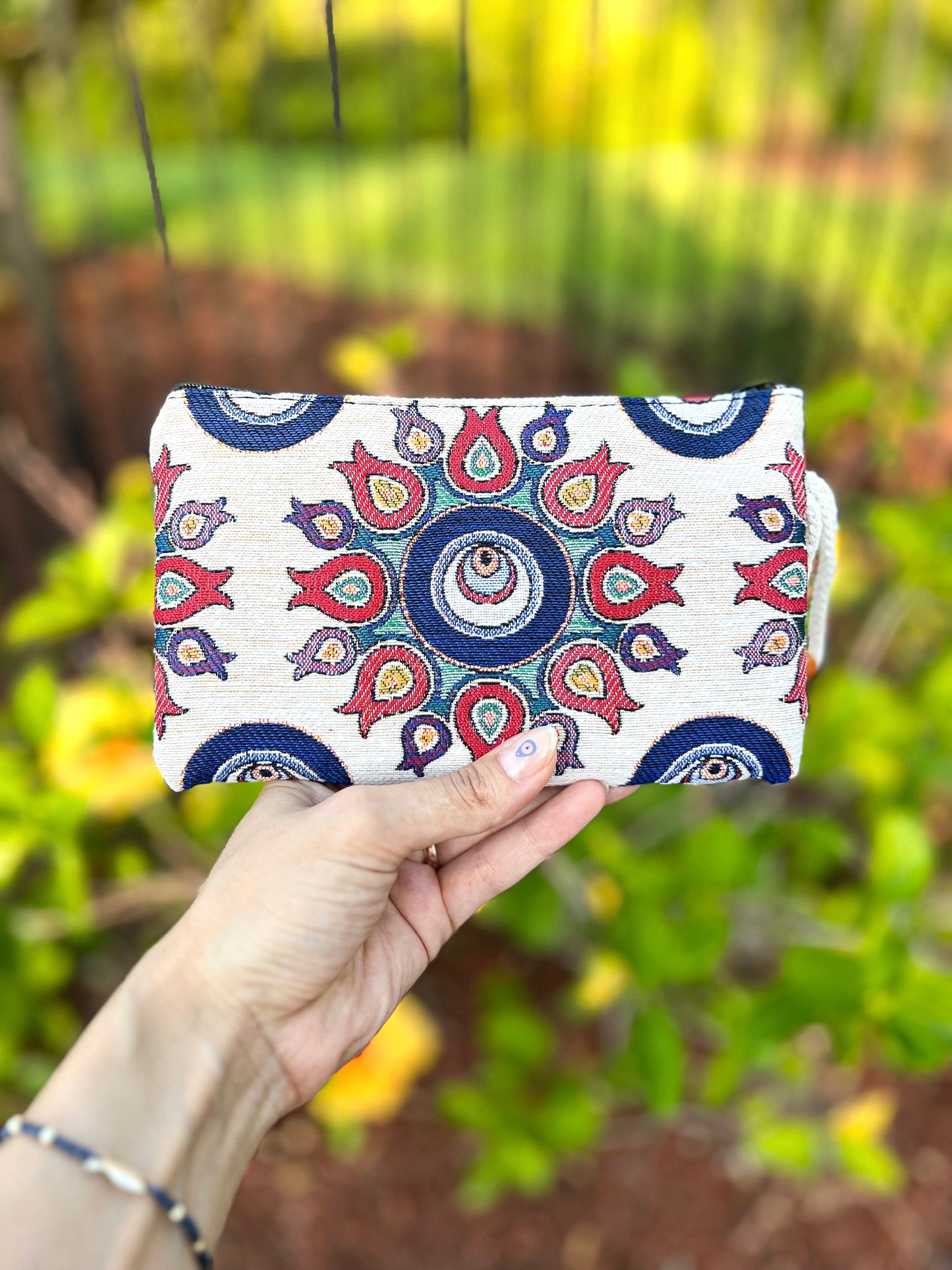 Zipper Pouches, Evil Eye Gifts, Coin Purses, Change Pouch