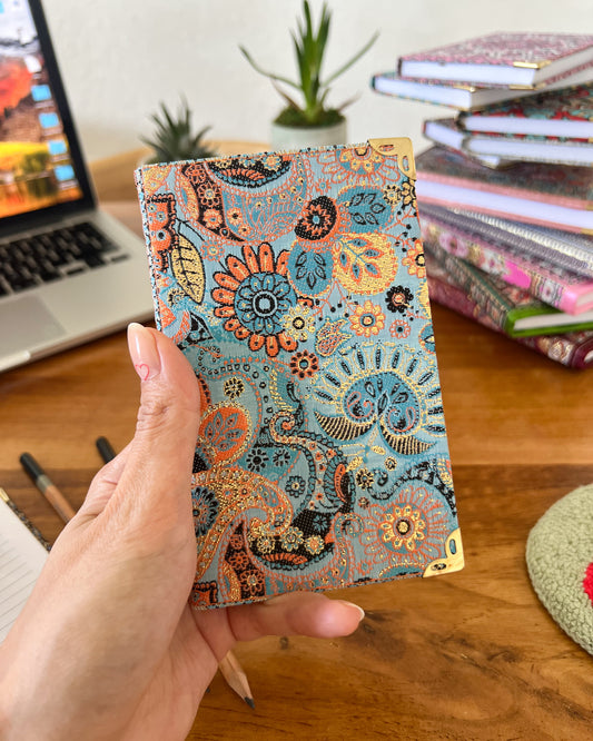 Floral Notebook, Pocket Notebook, Shopping Notebook