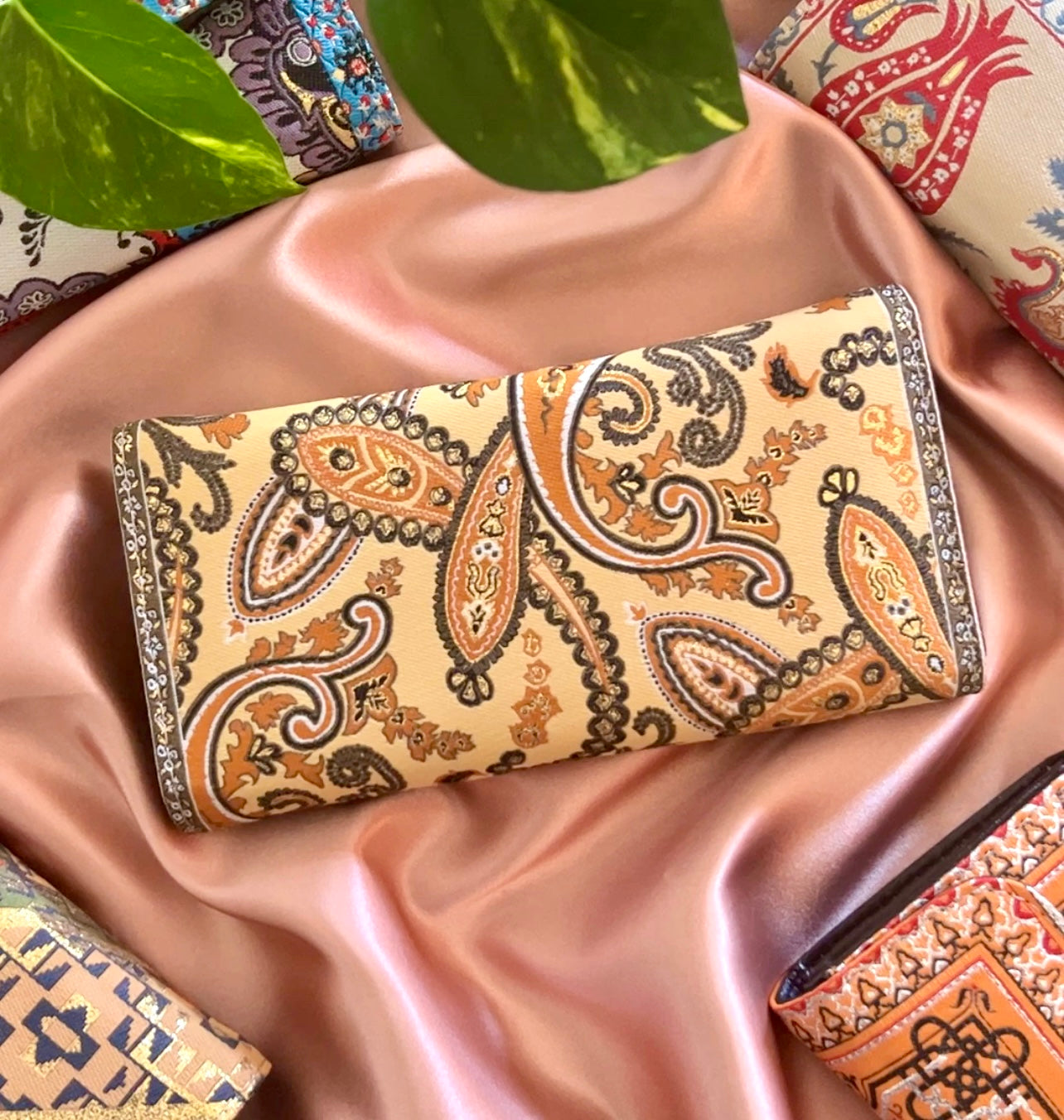Floral Wallet, Handmade Turkish Wallet for Women