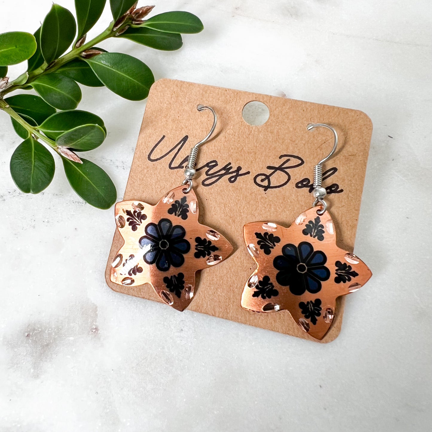 Copper Earrings, Earrings for Women, Boho Earrings, Handmade Earrings