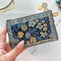 Floral Pouch, Floral Coin Purse, Handmade Pouch