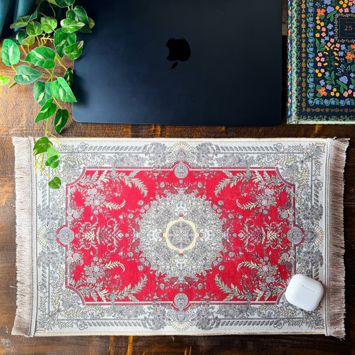 Boho Office Decor, Cute Desk Pat, Turkish Rug Mousepad