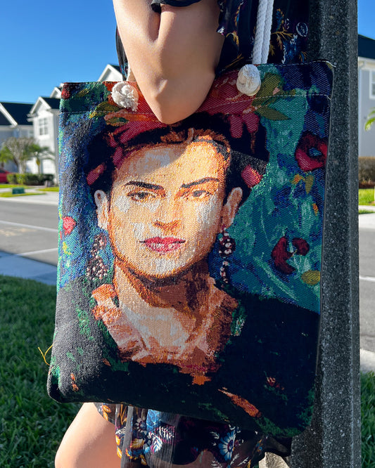 Frida Bag, Boho Bag for Women, Beach Bag, Tote Bag