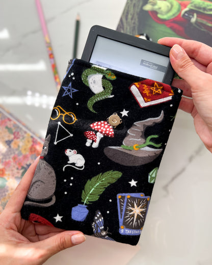 Padded Book Sleeve, Handmade Kindle Cover, Bookish Gifts
