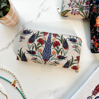 Floral Wallet, Handmade Wallet for Women, Fabric Wallet