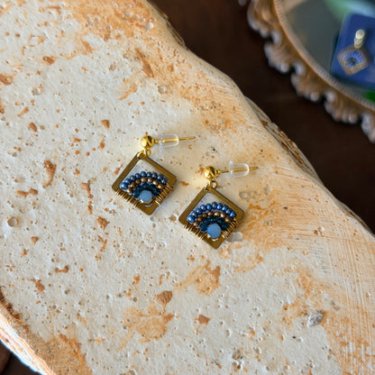 Minimalist Jewelry, Handmade Earring, Beaded Earrings