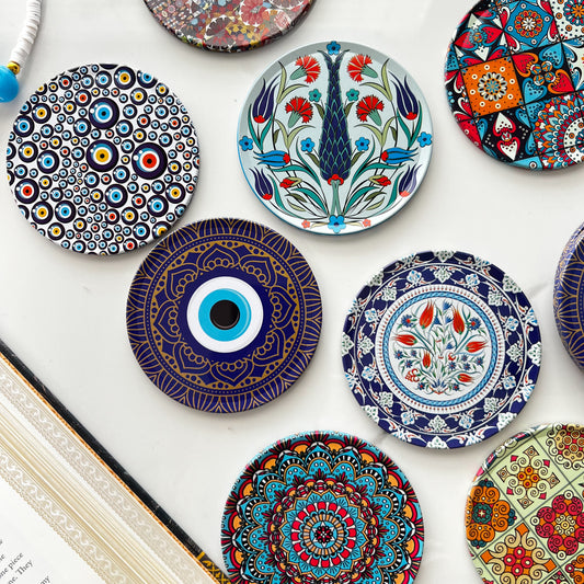 Mandala Coaster, Boho Coaster, Unique Home Decor