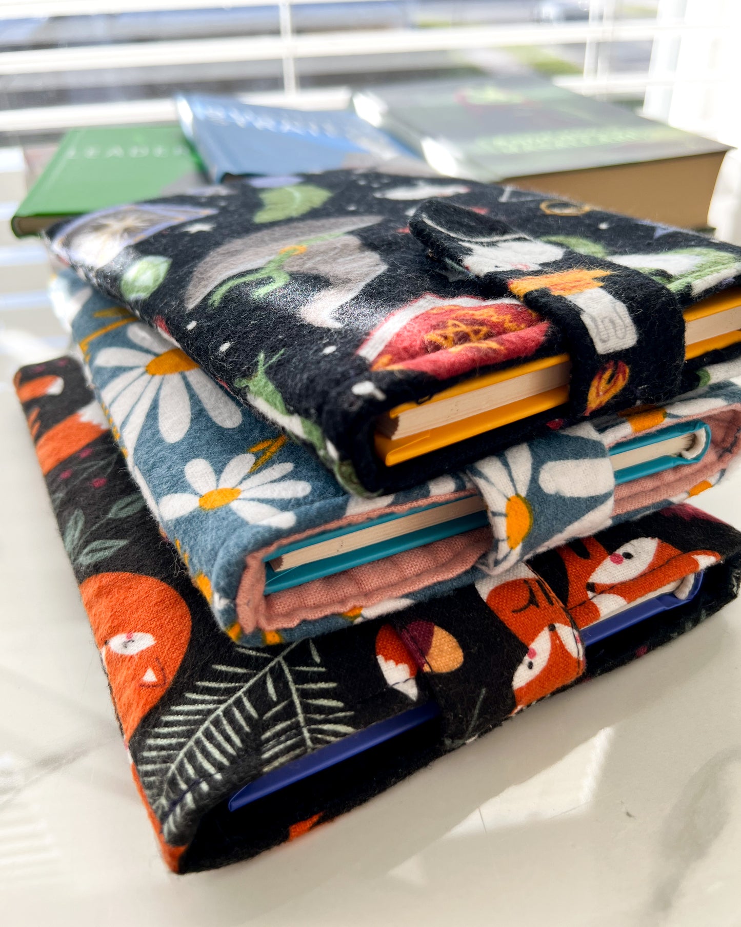 Padded Book Sleeve, Handmade Kindle Cover, Bookish Gifts