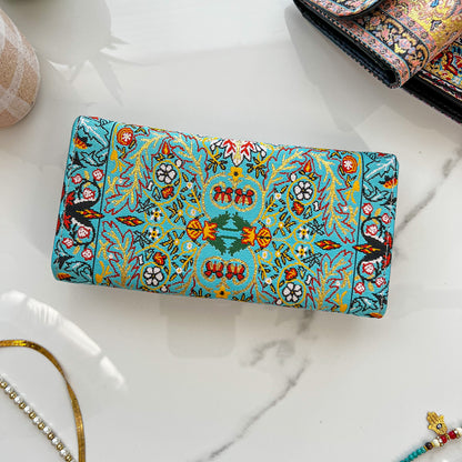 Turquoise Wallet, Handmade Wallet for Women