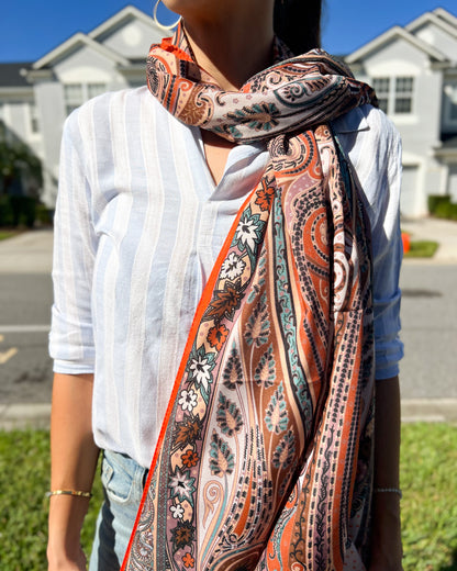 Soft Pashmina, Silky Wrap for Women, Boho Shawl