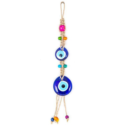 Glass Evil Eye Charm, Evil Eye Wall Decor