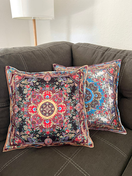 Boho Pillow Cover, Throw Pillow Cover, Handmade Pillow Cover