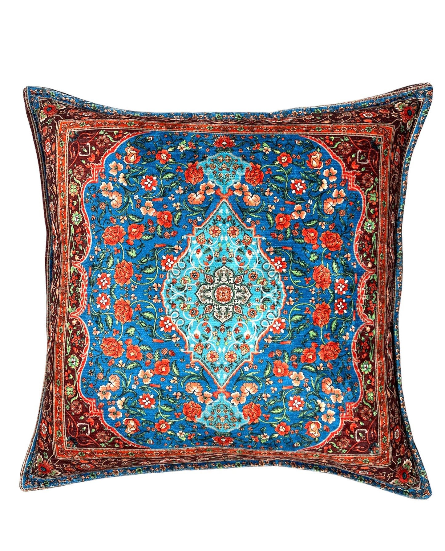 Handmade Boho Pillow Cover 18 x 18, Throw Pillow Case