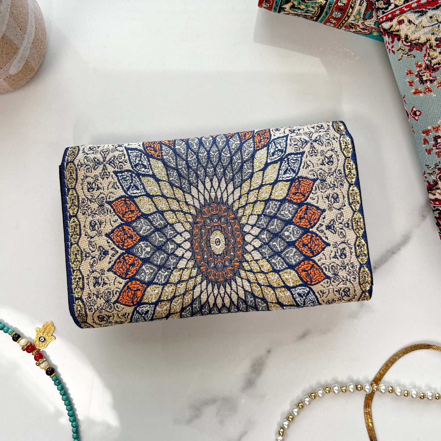 Boho Wallet for Women, Rug Design Wallet, Bohemian Accessory