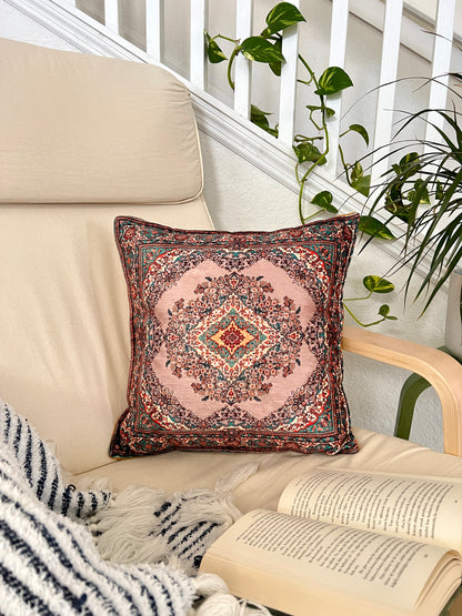 Boho Handmade Pillow Covers, 18x18 Decorative Throw Pillow