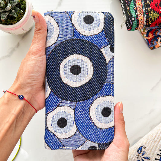 Evil Eye Wallet for Women, Boho Accessory for Women, Boho Gift for Women