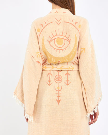 Organic Cotton Kimono, Boho Kimono, Cotton Kafthan