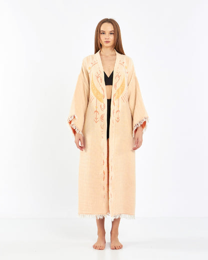 Organic Cotton Kimono, Boho Kimono, Cotton Kafthan