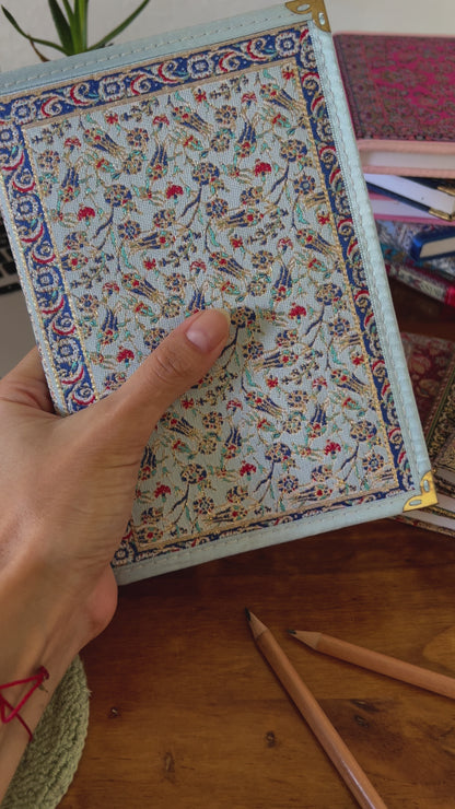 Floral Boho Notebook, Large Lined Journal