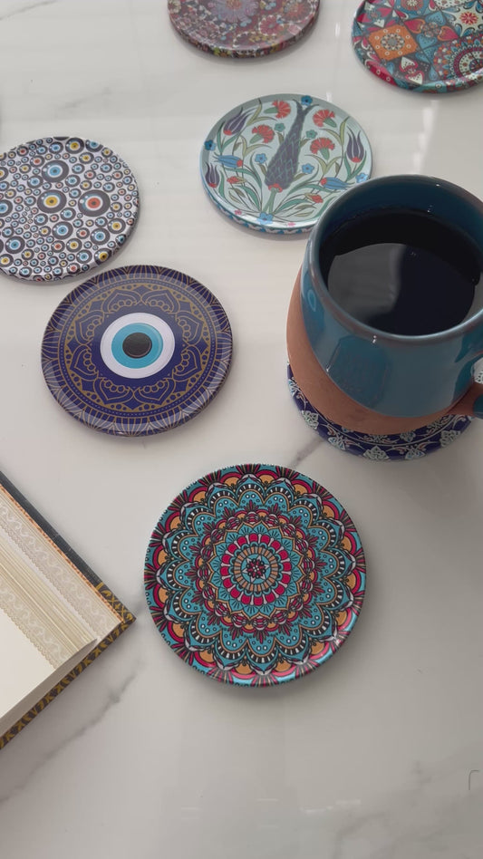 Mandala Coaster, Boho Home Decor, Office Decor