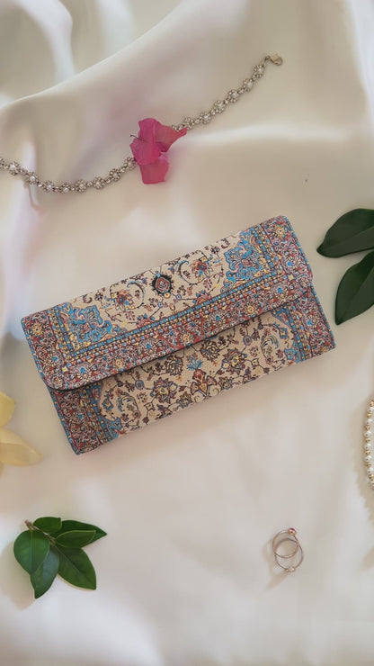 Handmade Vegan Wallet, Rug Design Wallet, Boho Wallet