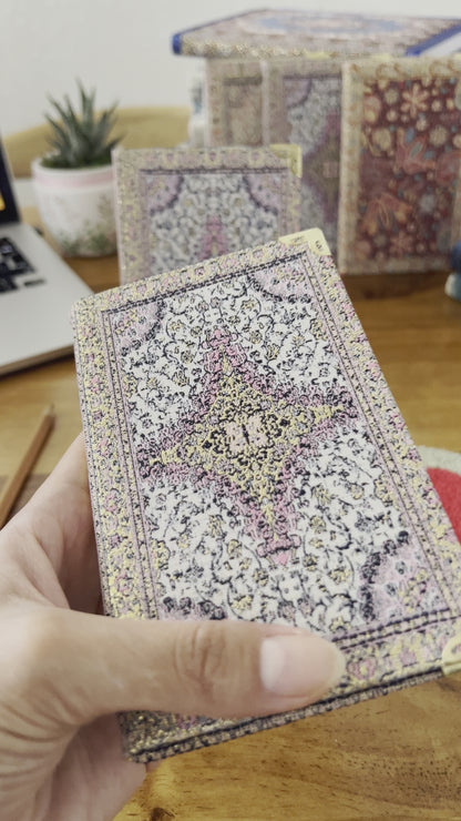 Cute Small Notebook, Rug Design Small Journal