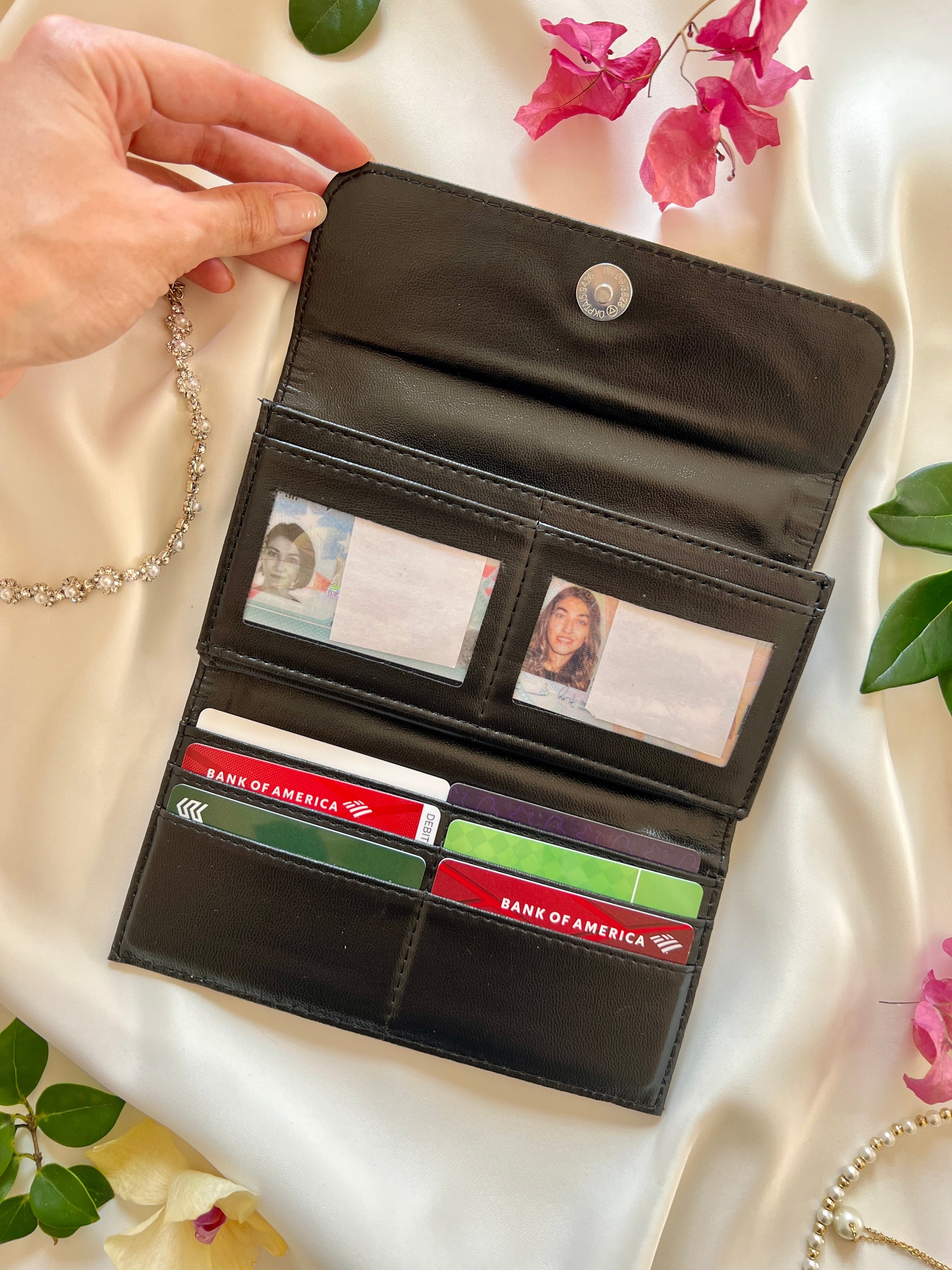 Beige Boho Wallet, Handmade Wallet for Women, Vegan Wallet – Umays Boho