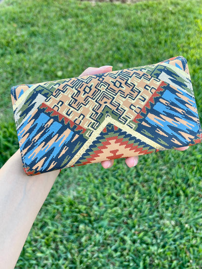 Rug Design Wallet for Women, Handmade Wallet